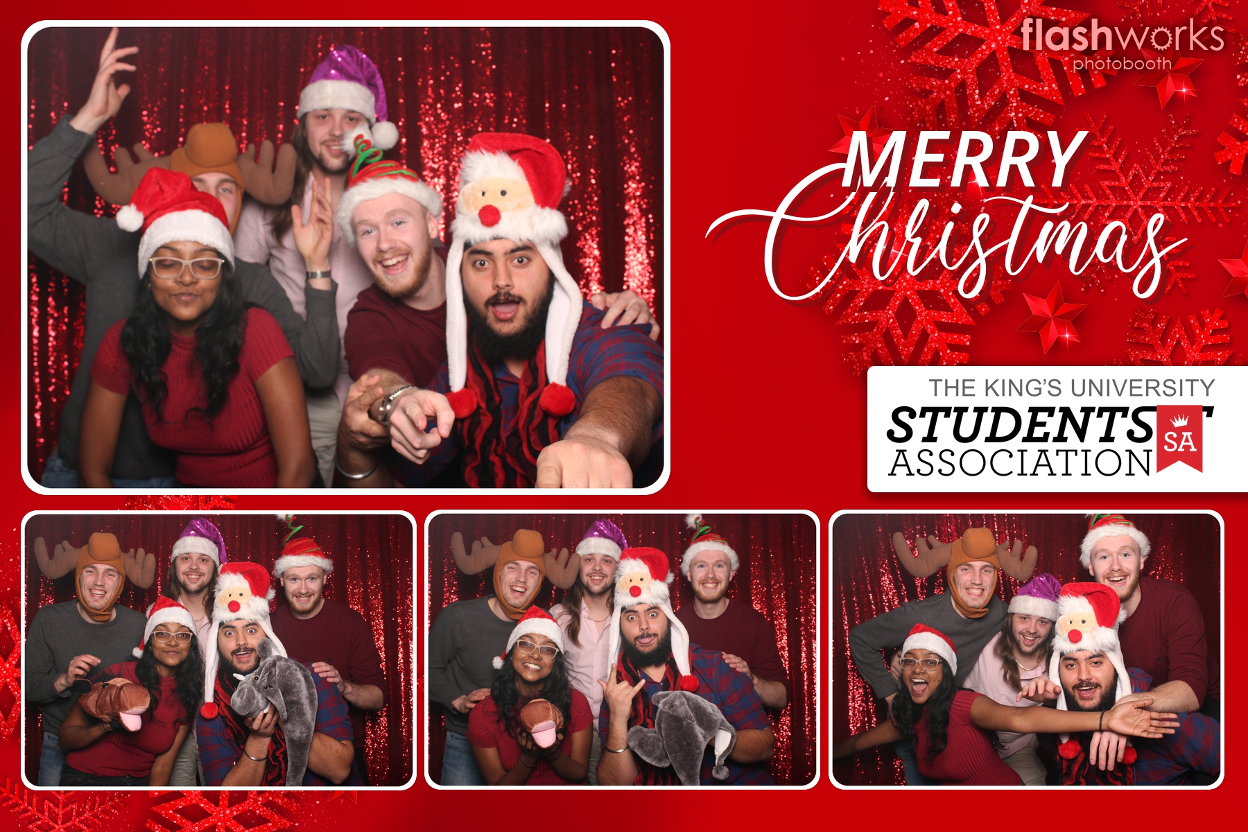 Kings Christmas Party | View more photos from the event at gallery.flashworksphotobooth.com/u/FlashworksPhotoboothInc/Kings-Christmas-Party